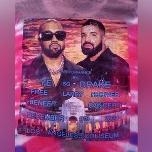 Free Larry Hoover benefit concert tee w/ Yeezy and Drake